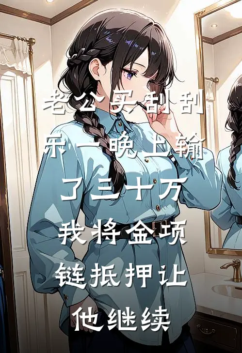 老公买刮刮乐一晚上输了三十万，我将金项链抵押让他继续