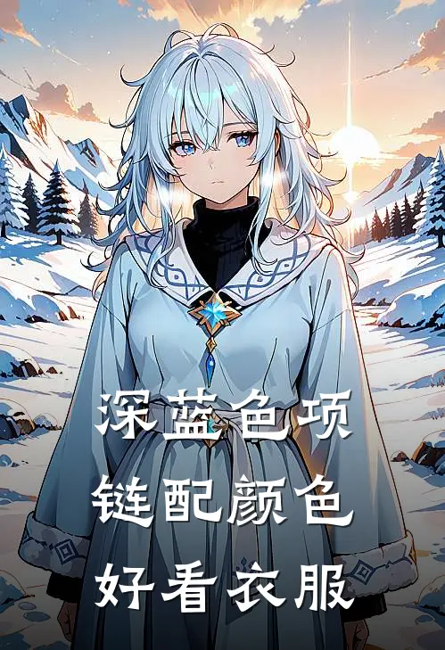 深蓝色项链配颜色好看衣服