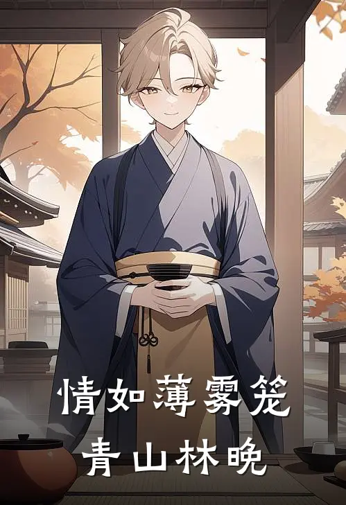 情如薄雾笼青山林晚