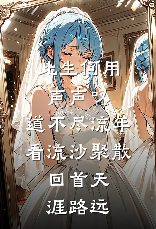 此生何用声声叹,道不尽流年,看流沙聚散,回首天涯路远